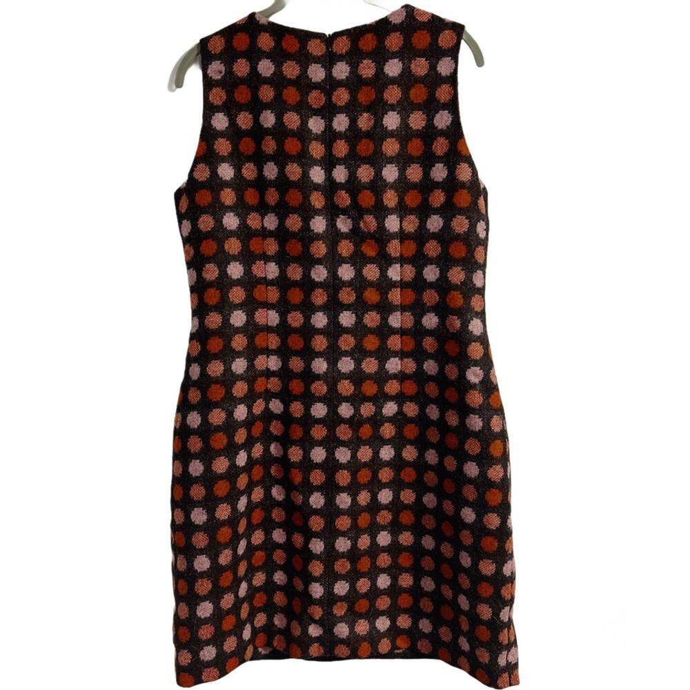 Boden British Tweed by Moon Wool Shift Dress Sleeveless 100% Wool Size 8 - Picture 2 of 7